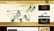 طراحی وب سایت  طلا و جواهری MGLuxe
